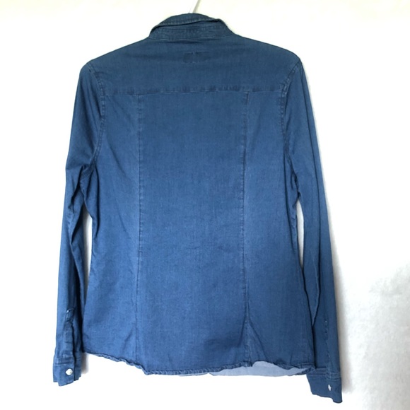 Ci Sono Faux denim Button down shirt - Picture 7 of 7